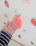 Load image into Gallery viewer, Premium Fabric Nursery Wall Stickers - Strawberries and Flowers