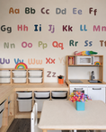 Load image into Gallery viewer, Alphabet Wall Stickers – Removable Fabric Letters | Montessori Nursery Decor