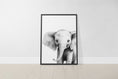 Load image into Gallery viewer, Black and White Safari Animal Prints | Set of 6 Monochrome Nursery Wall Art - RoseRowanDesign - Wall Art