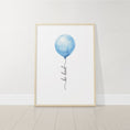 Load image into Gallery viewer, Blue Balloon Nursery Wall Art | Set of 3 | Boys Bedroom & Playroom Decor - RoseRowanDesign -