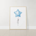 Load image into Gallery viewer, Blue Balloon Nursery Wall Art | Set of 3 | Boys Bedroom & Playroom Decor - RoseRowanDesign -
