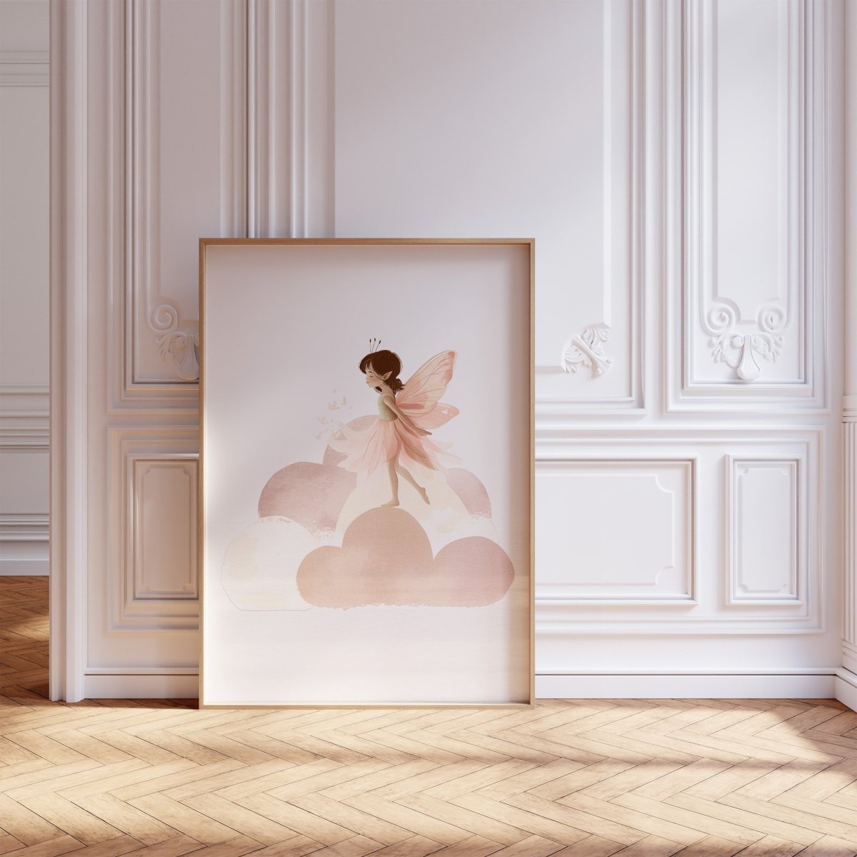 Boho Fairy Princess Castle Prints | Set of 3 | Whimsical Wall Art for Girls' Nursery - RoseRowanDesign -