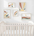 Load image into Gallery viewer, Boho Safari Nursery Gallery Wall Art – Earthy Animal Prints - RoseRowanDesign - Wall Art