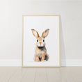 Load image into Gallery viewer, Bunny Prints for Nursery | Set of 2 Rabbit Wall Art Prints | Neutral Nursery Decor - RoseRowanDesign - Wall Art