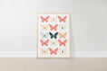 Load image into Gallery viewer, Butterflies and Flowers | Set of 3 Nursery Wall Art | Girls Bedroom Prints - RoseRowanDesign - Wall Art