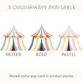Load image into Gallery viewer, Circus Wall Stickers | Colourful Nursery Wall Decals Baby & Kids Room