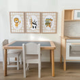 Load image into Gallery viewer, Cool Kids Club Nursery Prints – Lion, Panda & Tiger Set - RoseRowanDesign -