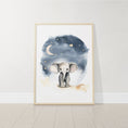 Load image into Gallery viewer, Elephant Nursery Prints | Set of 3 Wall Art for Boys & Girls | Boho Decor | Gender Neutral - RoseRowanDesign - Wall Art