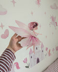 Load image into Gallery viewer, Fairy & Unicorn Castle Wall Stickers – Removable Nursery Decals