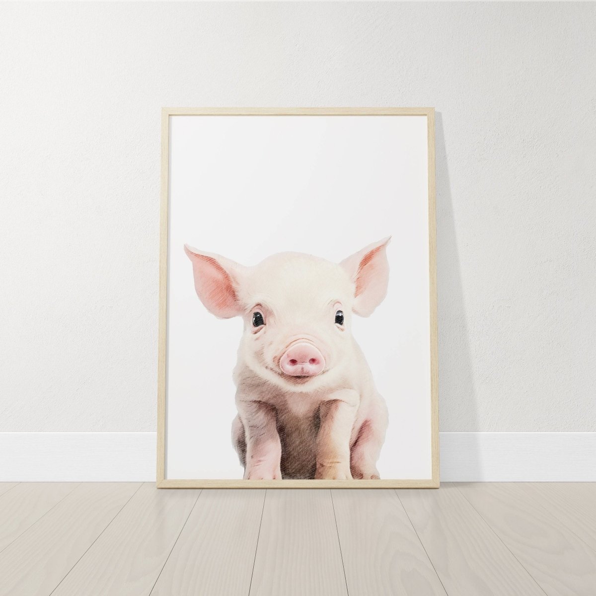 Farm Animal Nursery Prints | Set of 3 Barnyard Animal Wall Art for Boys & Girls Bedrooms - RoseRowanDesign - Wall Art