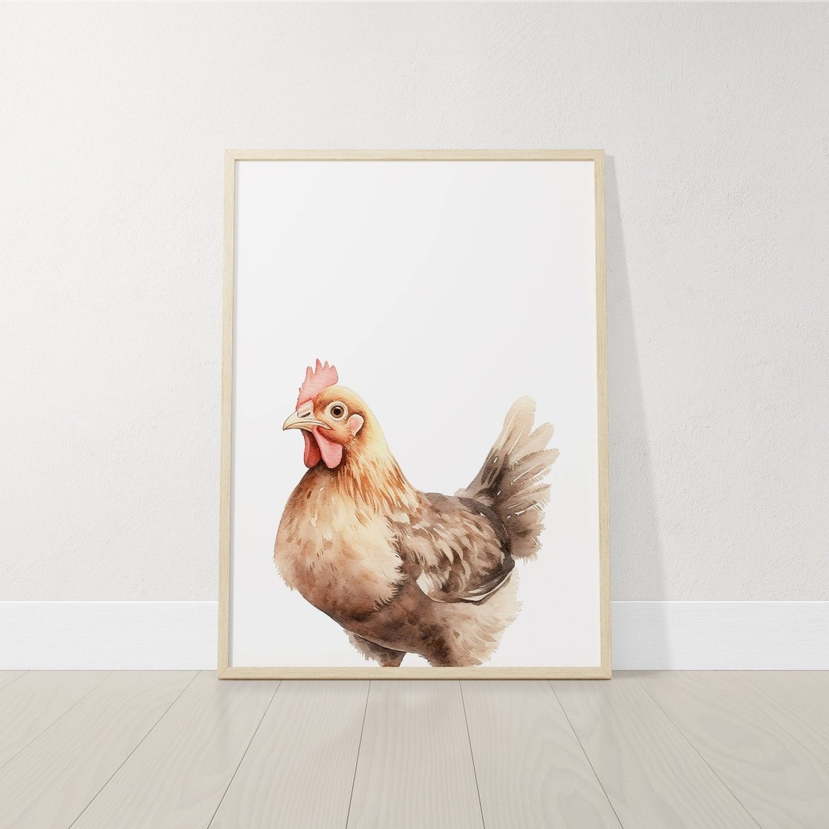 Farm Animal Nursery Prints | Set of 3 Barnyard Animal Wall Art for Boys & Girls Bedrooms - RoseRowanDesign - Wall Art