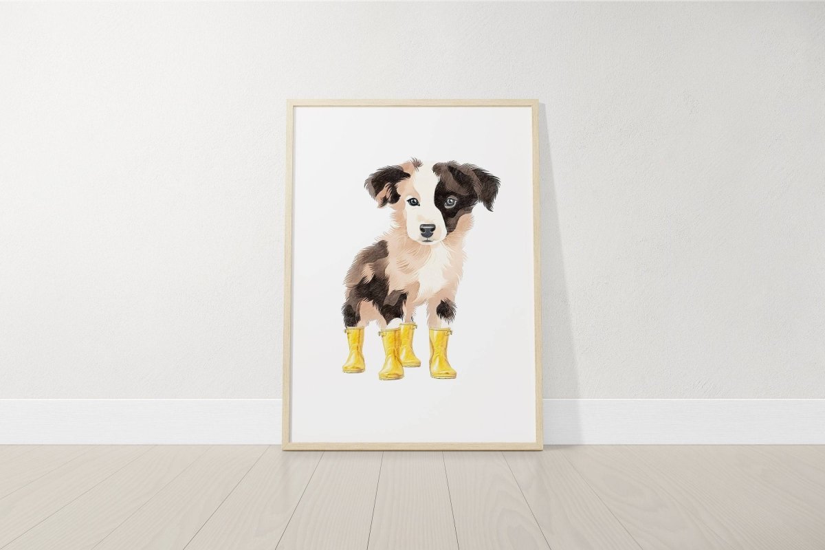 Farm Animal Nursery Prints | Set of 3 Farm Theme Wall Art for Babies Room & Playroom - RoseRowanDesign - Wall Art