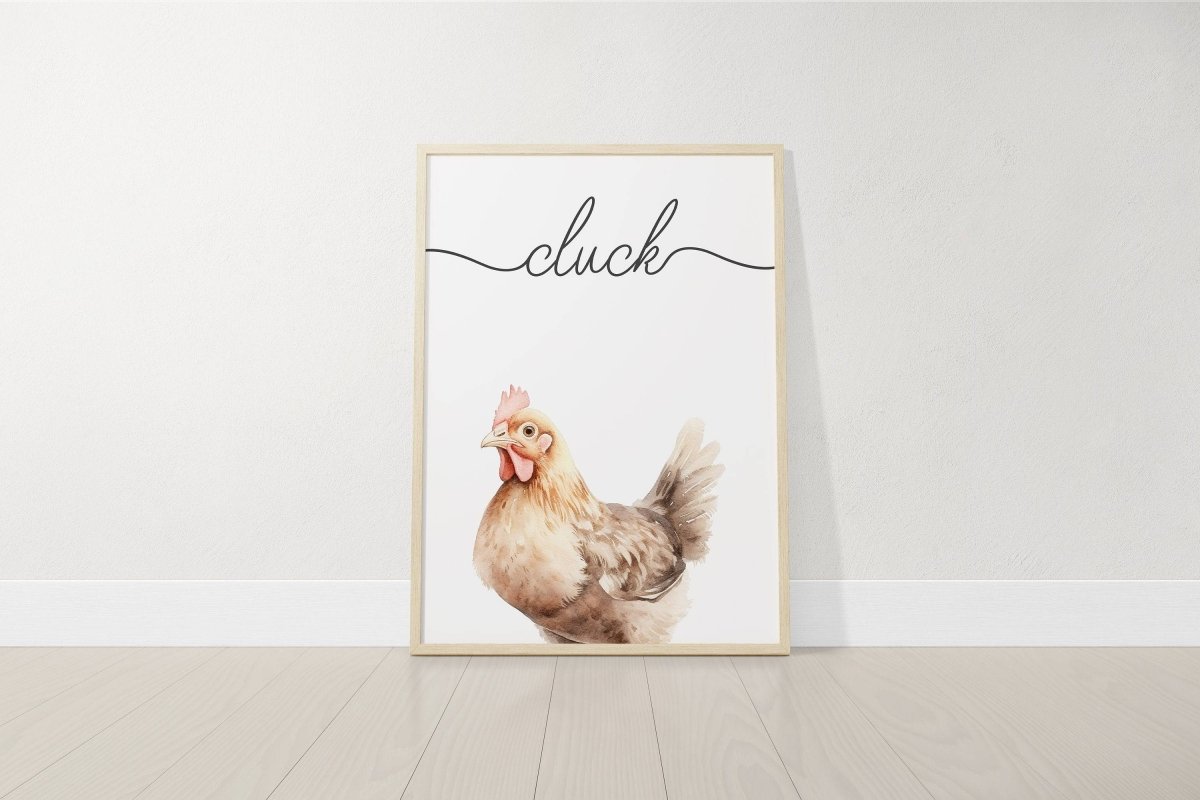 Farm Animal Nursery Prints | Set of 3 Farm Theme Wall Art for Boys & Girls - RoseRowanDesign - Wall ArtPoster