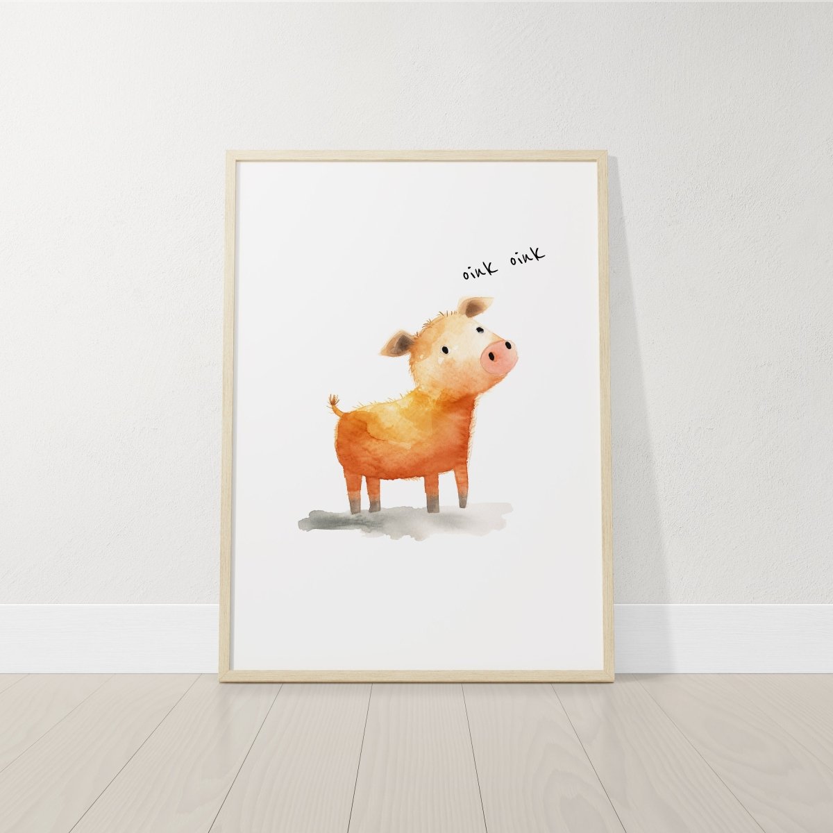 Farm Animal Nursery Prints | Set of 3 | Farmhouse Wall Art for Baby Boys' Bedroom & Playroom Decor - RoseRowanDesign -