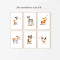 Load image into Gallery viewer, Farm Animal Nursery Prints | Set of 3 | Farmhouse Wall Art for Baby Boys' Bedroom & Playroom Decor - RoseRowanDesign -