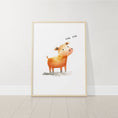Load image into Gallery viewer, Farm Animal Nursery Prints | Set of 3 | Farmhouse Wall Art for Baby Boys' Bedroom & Playroom Decor - RoseRowanDesign -