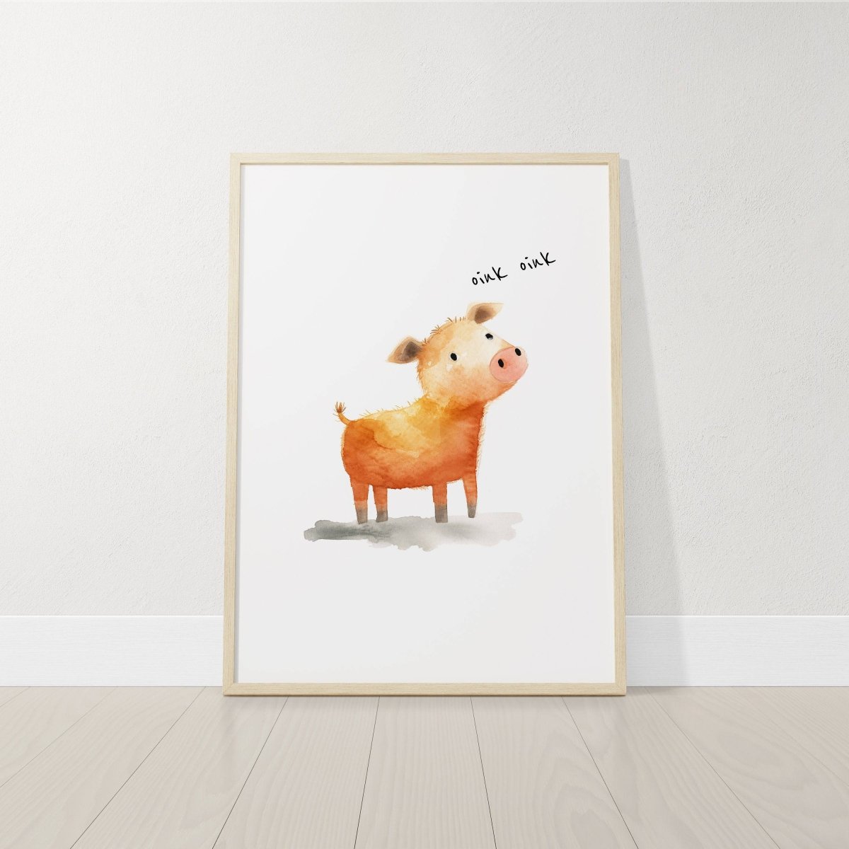 Farm Animal Nursery Prints | Set of 3 | Farmhouse Wall Art for Baby Boys' Bedroom & Playroom Decor - RoseRowanDesign -