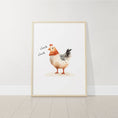 Load image into Gallery viewer, Farm Animal Nursery Prints | Set of 3 | Farmhouse Wall Art for Baby Boys' Bedroom & Playroom Decor - RoseRowanDesign -