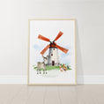 Load image into Gallery viewer, Farm Animal Nursery Prints | Set of 3 | Tractor & Animal Wall Art for Baby Boys' Bedroom & Playroom - RoseRowanDesign -