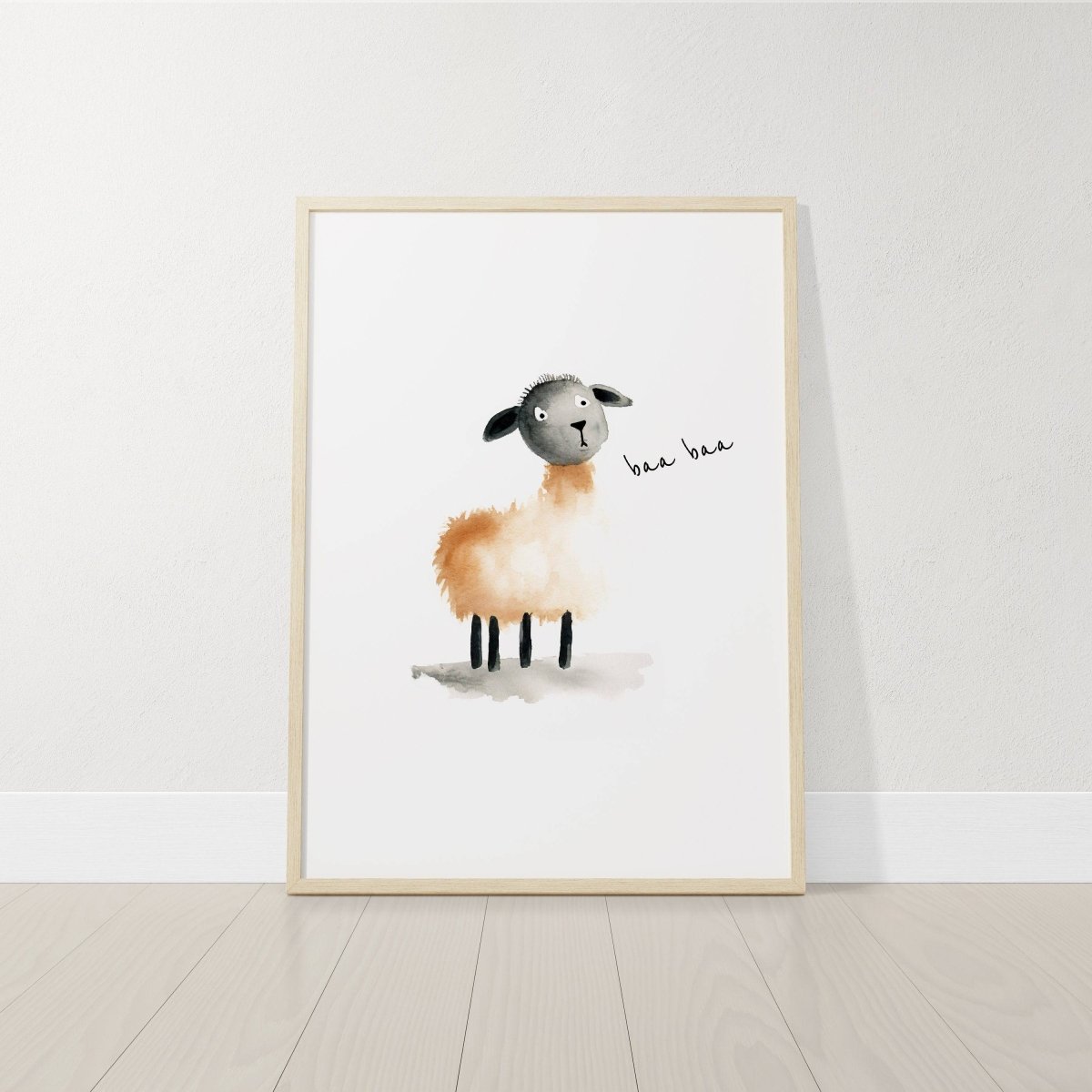 Farm Animal Nursery Prints | Set of 6 | Farmhouse Wall Art for Baby Boy's Room or Gender - Neutral Decor - RoseRowanDesign -