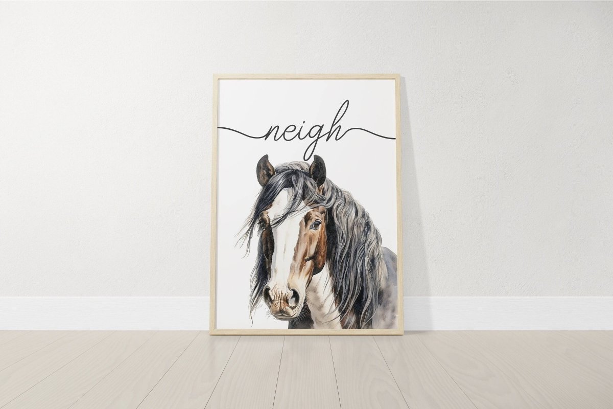 Farm Animal Nursery Prints | Set of 6 Wall Art with Quotes for Baby Room | Neutral Decor - RoseRowanDesign - Wall Art