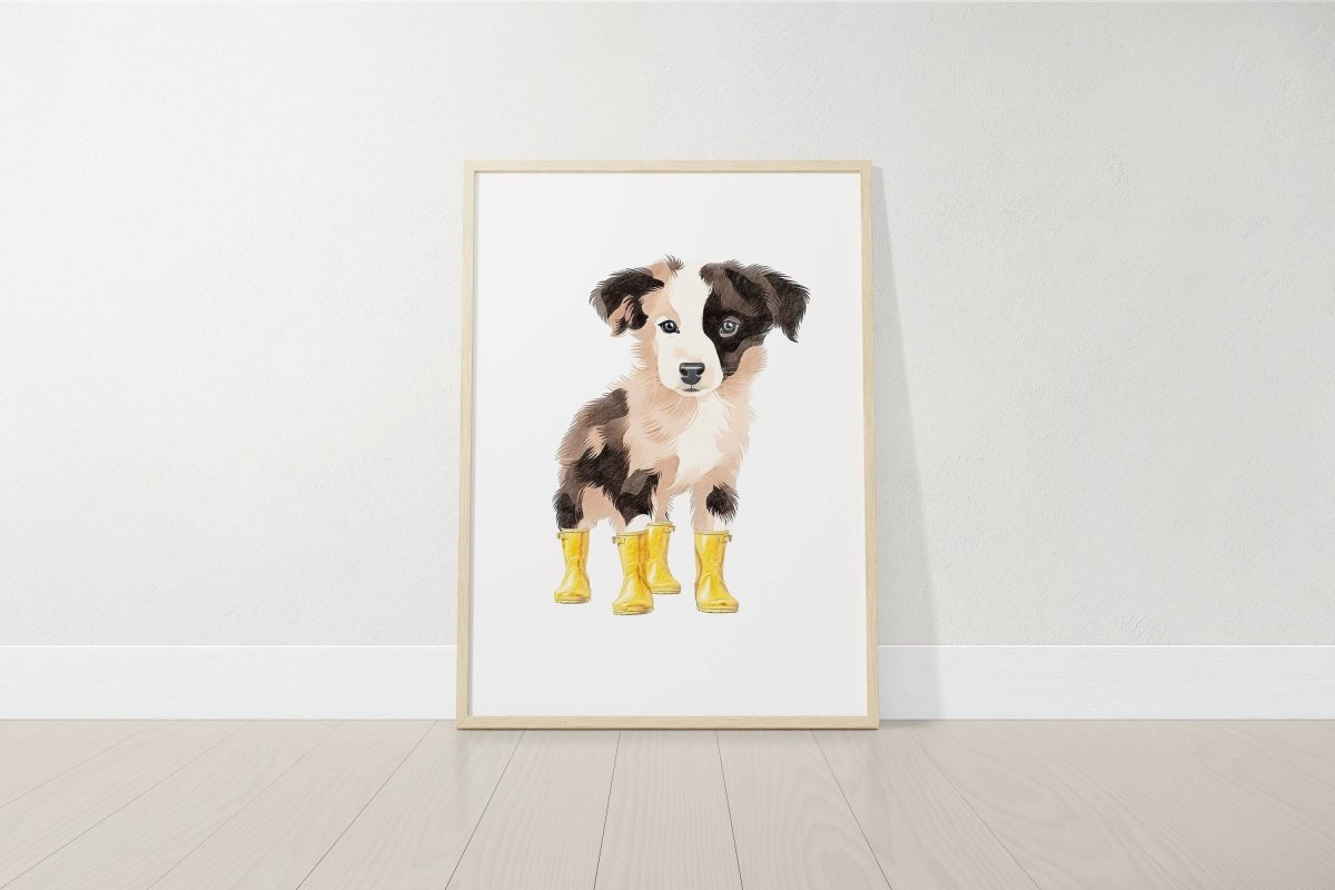 Farm Animal Prints for Nursery | Set of 6 Wall Art Prints for Baby Room | Barnyard Decor - RoseRowanDesign - Wall Art