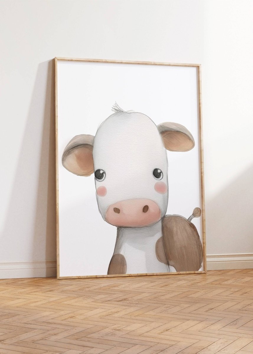 Farm Animal Prints | Set of 6 Nursery Wall Art | Gender Neutral Decor for Babies & Playrooms - RoseRowanDesign - Wall Art