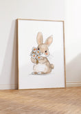 Load image into Gallery viewer, Fox, Bunny & Bear Nursery Prints | Neutral Woodland Decor | Unisex Animal Wall Art - RoseRowanDesign - Wall Art