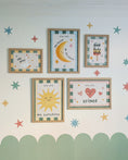Load image into Gallery viewer, Kids Room Gallery Wall | Silly Goose, Moon and Sun Prints | Framed or Unframed Options