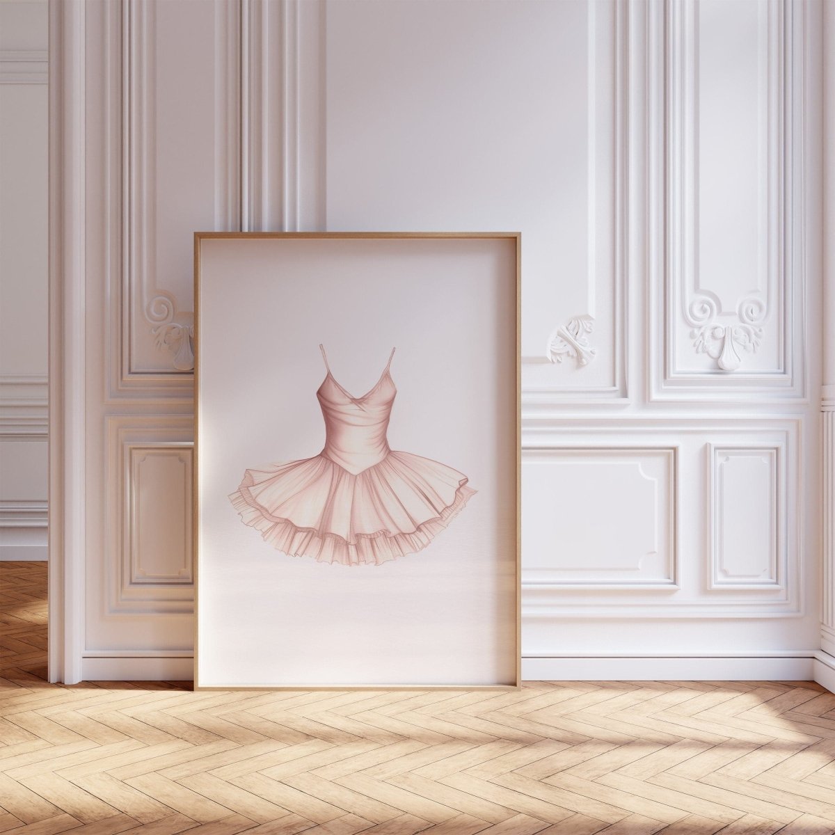 Girls Ballet Nursery Prints | Set of 6 | Pink Ballerina Wall Art for Kids' Room or Nursery - RoseRowanDesign -