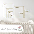 Load image into Gallery viewer, Personalised Goose Nursery Prints Set of 3 | Cowboy Cool Kids Club Wall Art | Playroom Décor with Optional Frames