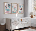 Load image into Gallery viewer, Mermaid Kids Wall Art | Set of 3 Nursery Prints - RoseRowanDesign -