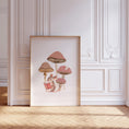Load image into Gallery viewer, Mushroom Nursery Prints | Set of 3 | Neutral Boho Forest Wall Art for Kids' Bedroom - RoseRowanDesign -