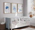 Load image into Gallery viewer, Nautical Nursery Wall Art | Ocean Theme Prints | Kids' Playroom Decor | Set of 3 - RoseRowanDesign - Wall Art