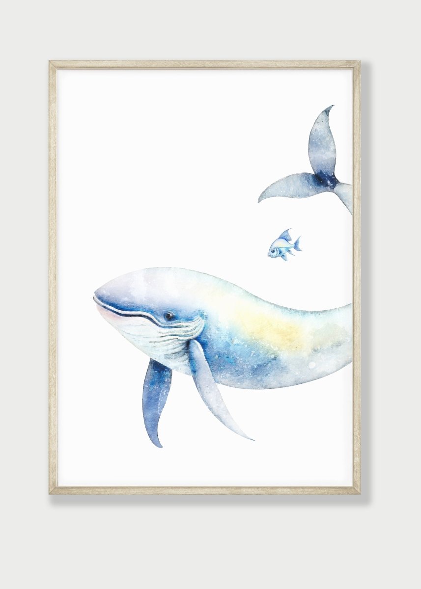 Nautical Nursery Wall Art | Ocean Theme Prints | Kids' Playroom Decor | Set of 3 - RoseRowanDesign - Wall Art