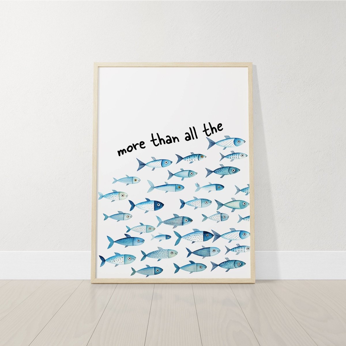 Nautical Nursery Wall Art | Set of 3 Ocean Theme Prints | Blue Boys' Room Decor - RoseRowanDesign - Wall Art