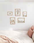 Load image into Gallery viewer, Neutral Safari Nursery Gallery Wall Art – Personalised Animal Prints - RoseRowanDesign - Wall Art