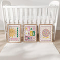 Load image into Gallery viewer, Nursery Wall Art Set of 3 - Sunshine Play All Day Disco Ball Pastel Prints with Frame Options - RoseRowanDesign -