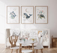 Load image into Gallery viewer, Ocean Theme Nursery Prints | Set of 3 | Whimsical Sea Creatures Wall Art for Baby Boy's Room - RoseRowanDesign -