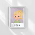 Load image into Gallery viewer, Personalised Children's Portrait Print – Custom Character & Name - RoseRowanDesign -
