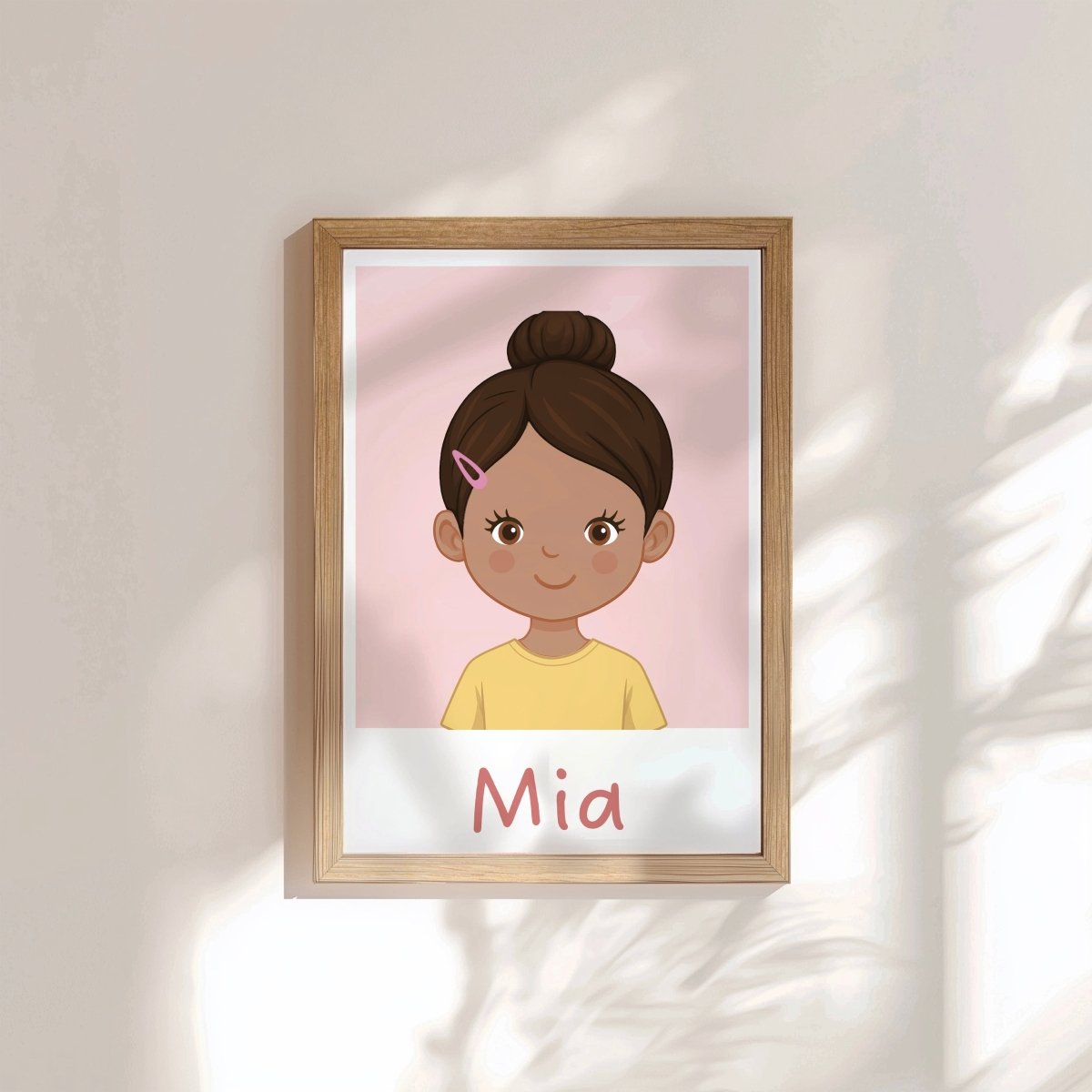 Personalised Children's Portrait Print – Custom Character & Name - RoseRowanDesign -