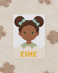 Load image into Gallery viewer, Personalised Children's Portrait Print – Custom Character & Name - Scalloped - RoseRowanDesign -