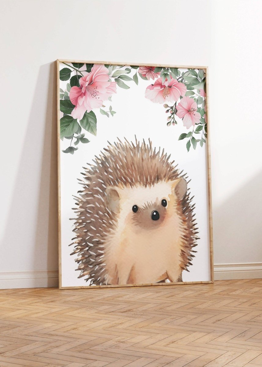 Personalised Child's Name Woodland Animal Wall Art | Pink | Set of 3 Nursery Prints - RoseRowanDesign -