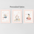 Load image into Gallery viewer, Personalised Fairy Tale Nursery Print Set – Castle, Fairy & Magical Creatures - RoseRowanDesign -