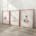 Load image into Gallery viewer, Personalised Fairy Tale Nursery Print Set – Castle, Fairy & Magical Creatures - RoseRowanDesign -