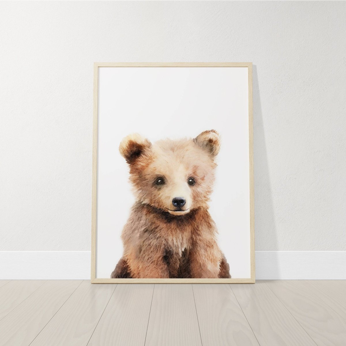 Personalised Name Woodland Animal Nursery Prints | Set of 3 Neutral Forest Wall Art for Baby Bedroom - RoseRowanDesign - Wall Art