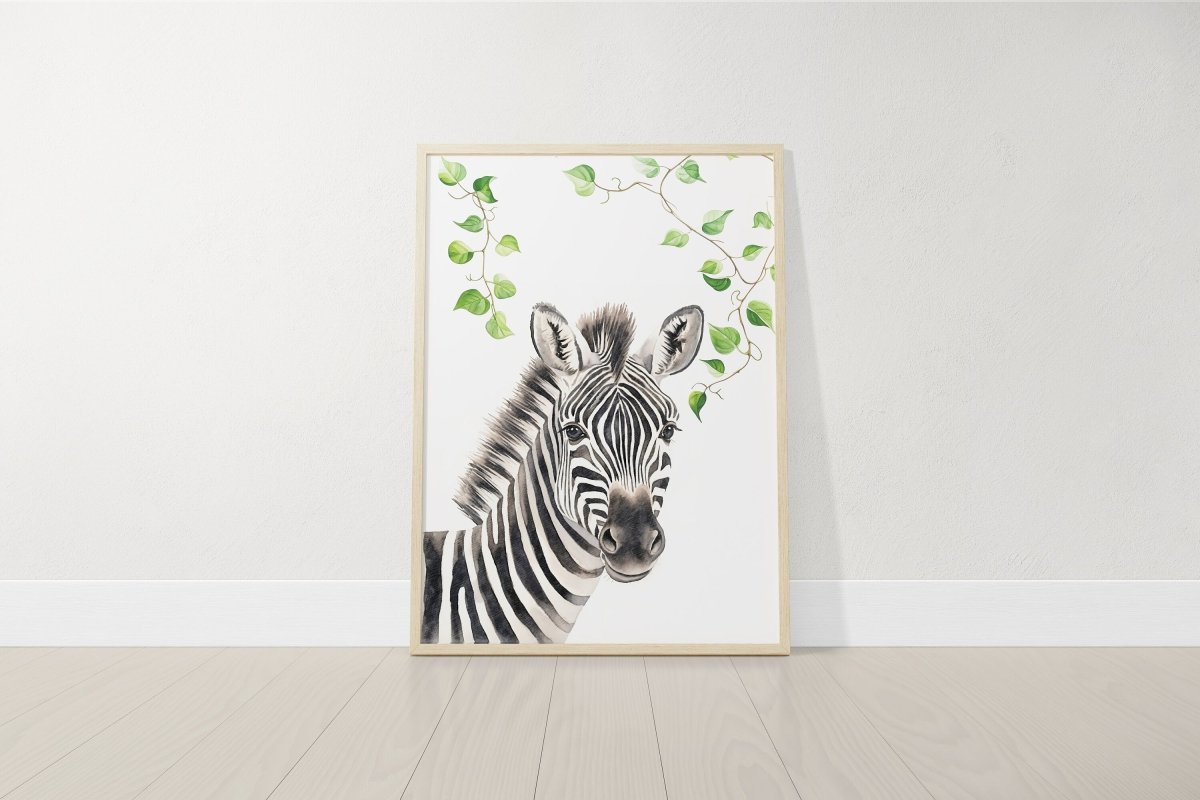 Personalised Safari Name Prints | Jungle Theme | Set of 3 Nursery Decor - RoseRowanDesign - Wall Art