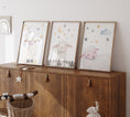 Load image into Gallery viewer, Personalised Sheep Moon & Stars Set of 3 Prints For Kids Room - RoseRowanDesign - Wall Art