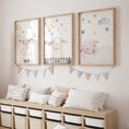 Load image into Gallery viewer, Personalised Sheep Moon & Stars Set of 3 Prints For Kids Room - RoseRowanDesign - Wall Art