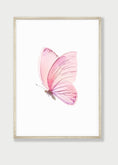 Load image into Gallery viewer, Pink Butterfly Nursery Wall Art | Set of 3 | Girly Bedroom Prints for Baby Girls' Room - RoseRowanDesign -